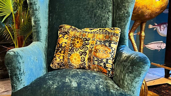 Cushion Lamour Rio Olive Small Bolster (43 x 33cm)