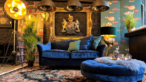 Lamour 2 Seater Sofa Eternity Sapphire (166 x 99 x 84cm)