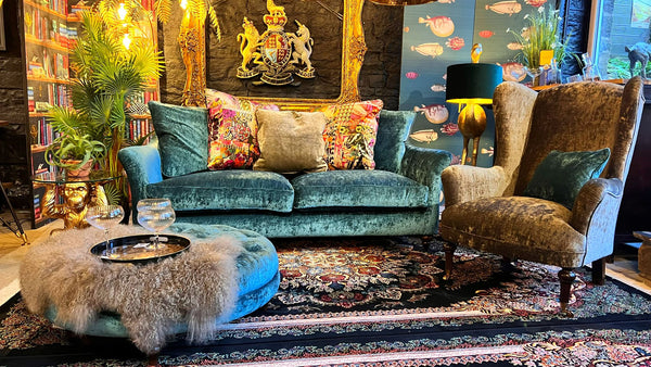 Lamour 2 Seater Sofa Eternity Turquoise (166 x 99 x 84cm)